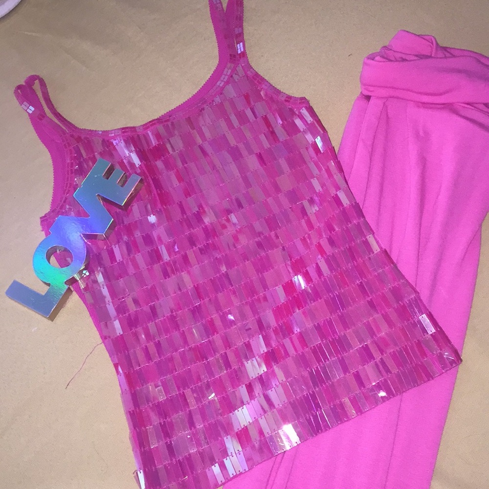 Charlotte Russe Sequin Top